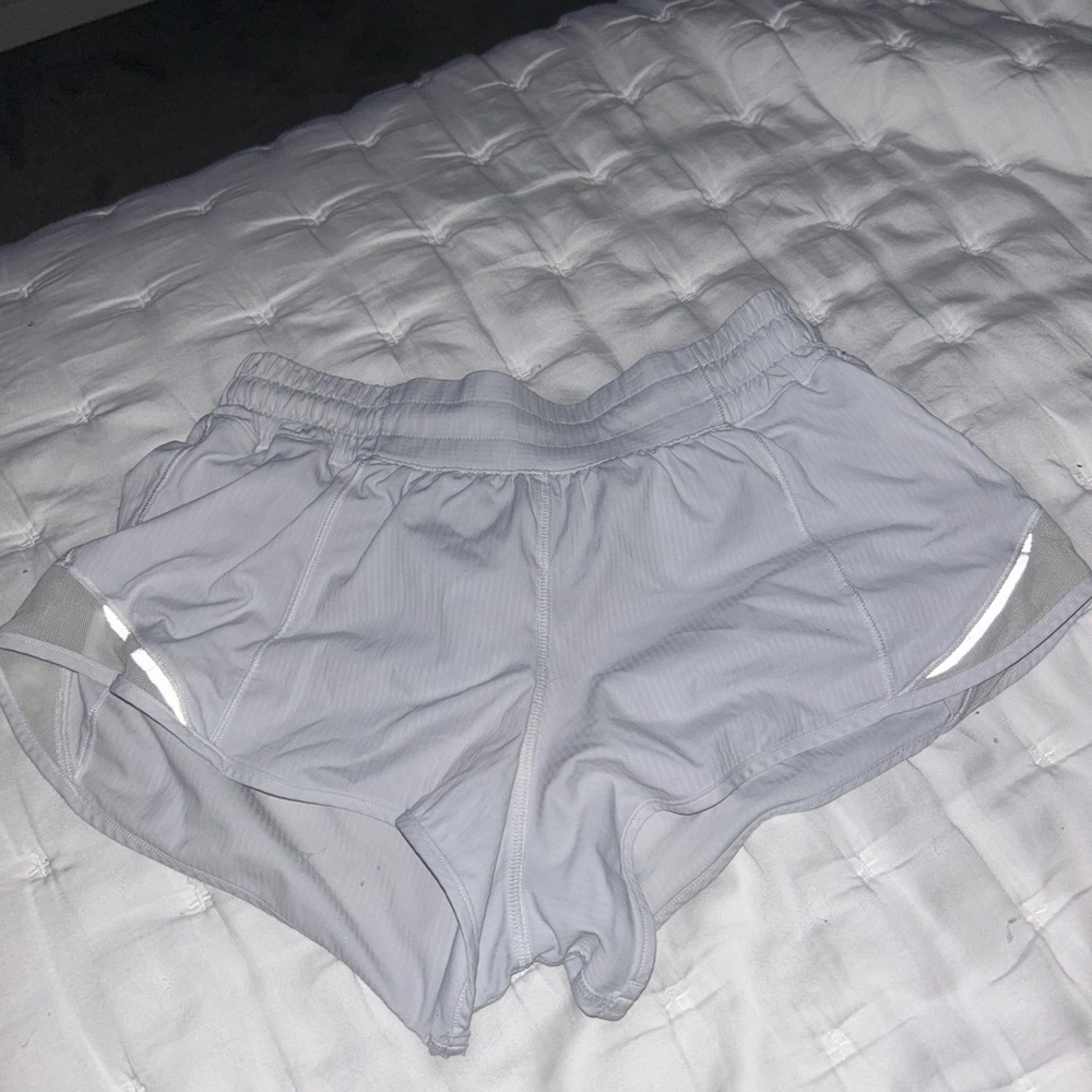 white lulu shorts!